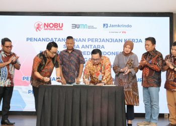 Jamkrindo Teken Kerja Sama Penjaminan KUR dengan Bank Nobu