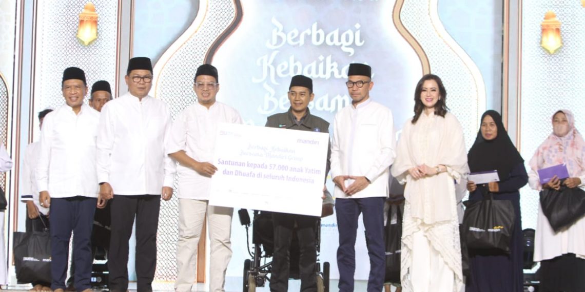 Tebar Berkah Ramadan 1445 H, Mandiri Group Santuni 57.000 Anak Yatim dan Duafa