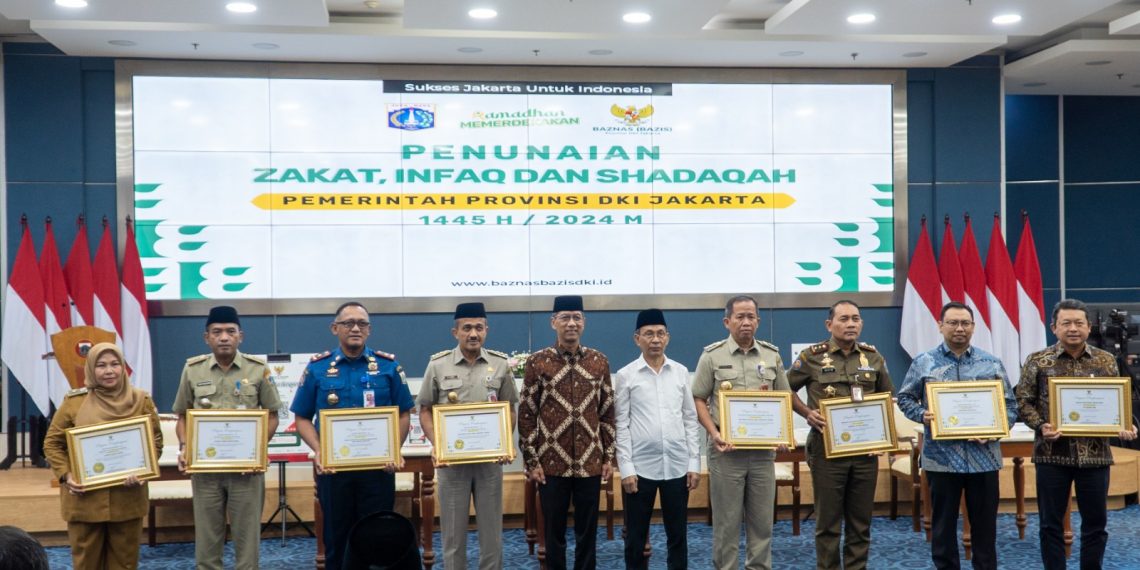 Bank DKI Terima Apresiasi Sebagai Mitra Strategis 2023 Baznas Bazis Provinsi DKI Jakarta