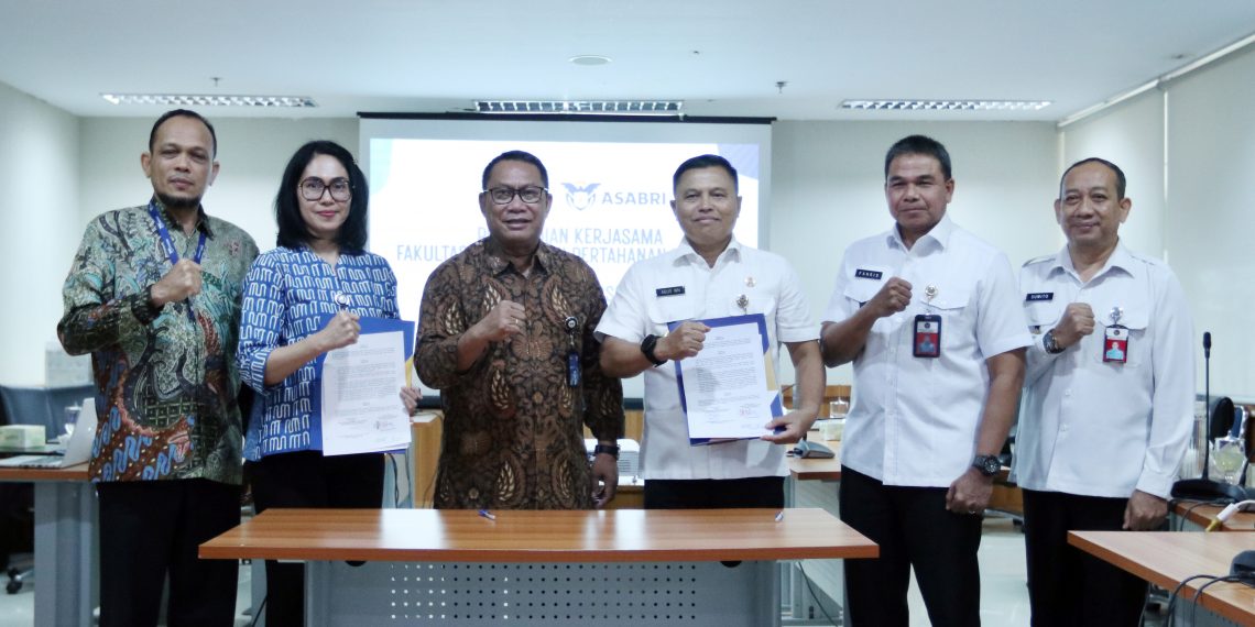 Tingkatkan Kualitas SDM dan Implementasi Tridharma Perguruan Tinggi: ASABRI Jalin Kerja Sama dengan Universitas Pertahanan RI