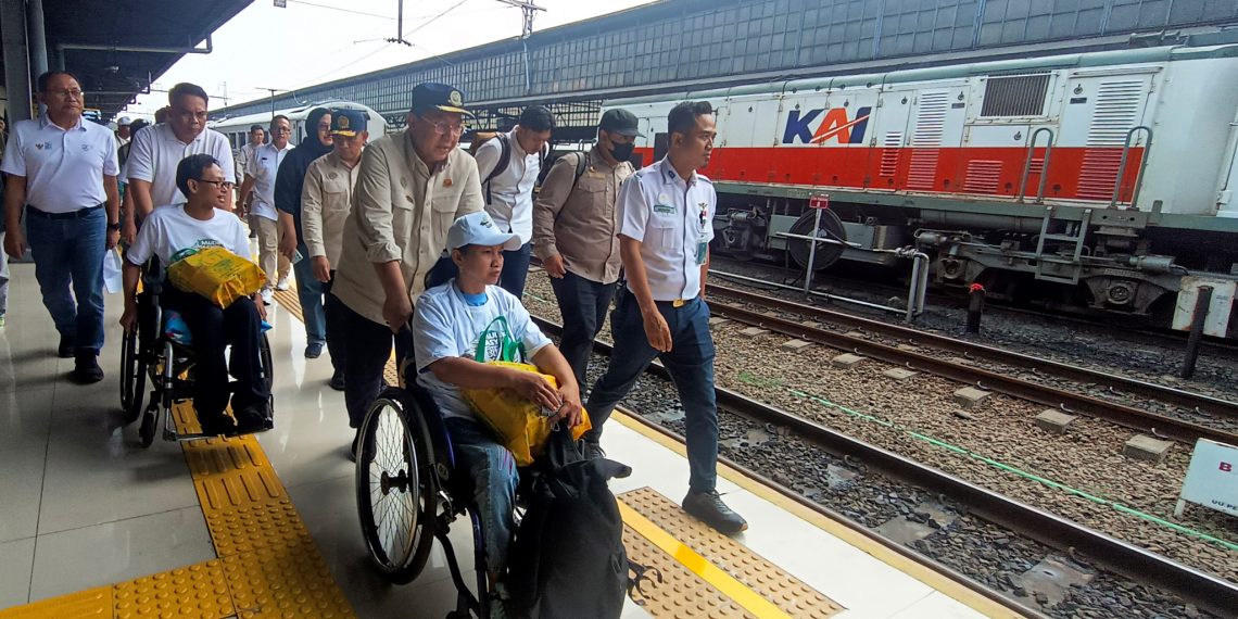 Pogram Mudik Bersama Disabilitas BSI Maslahat dan BSI