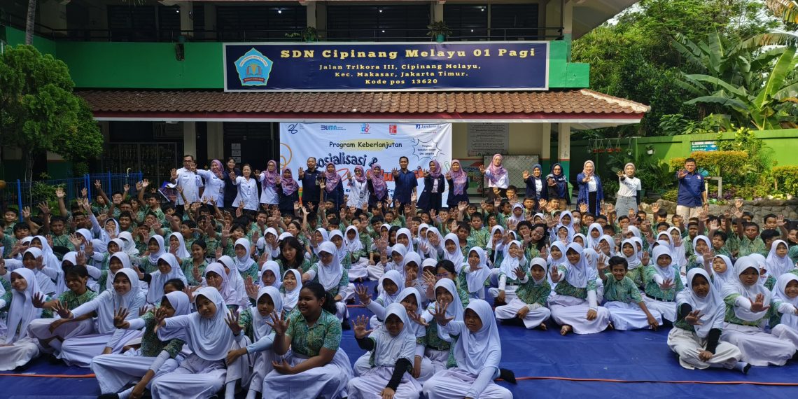 Jamkrindo Lanjutkan Edukasi Anti Perundungan dan Kekerasan Seksual Kepada Ribuan Pelajar SD