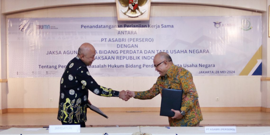 Pt Asabri (Persero) Kembali Melakukan Sinergi Dengan Jaksa Agung Muda Bidang Perdata Dan Tata Usaha Negara Kejaksaan Republik Indonesia Dalam Penanganan Masalah Hukum Bidang Perdata Dan Tata Usaha Negara