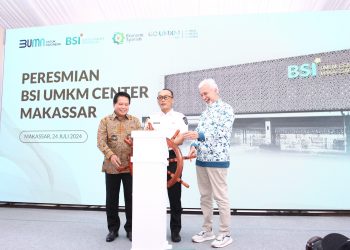 Resmikan UMKM Center Makassar, BSI Perkuat Pemberdayaan UMKM di Indonesia Timur