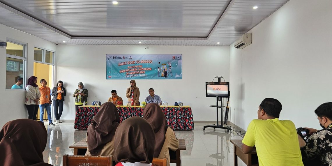 Tingkatkan Literasi dan Inklusi Keuangan Segmen Pelajar, BNI Wilayah 15 melalui Cabang Rawamangun Dukung Program OJK Satu Rekening Satu Pelajar