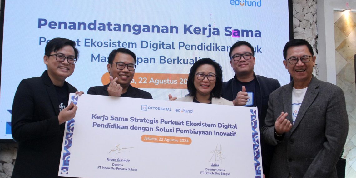 Kerja Sama OttoDigital dengan Edufund
