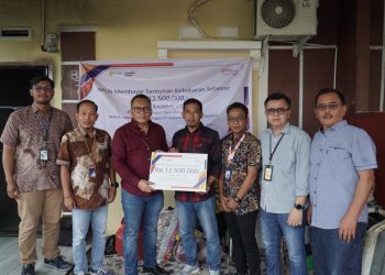 “Rumah Kebakaran, Pemilik Dapat Santunan Asuransi dari Bank Mandiri Taspen dan APLN”