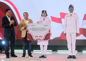 Bank Mandiri Berikan Apresiasi Senilai Rp 485 Juta ke Paskibraka Tingkat Pusat
