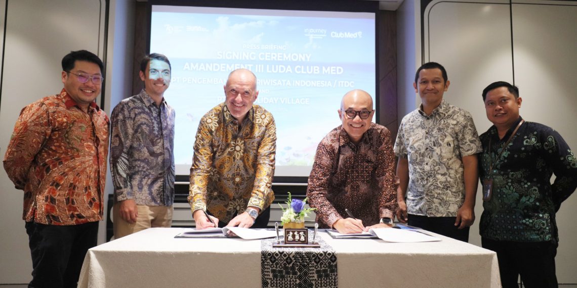 Penandatanganan Perpanjangan Pemanfaatan Lahan The Nusa Dua