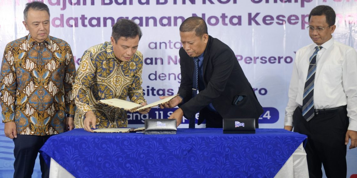 Kerjasama UNDIP – BTN Optimalkan Layanan Jasa Perbankan untuk Civitas Akademika