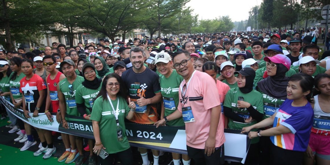 4.000 Peserta Ikuti Herbalife Run 2024 di ICE BSD, Tangerang