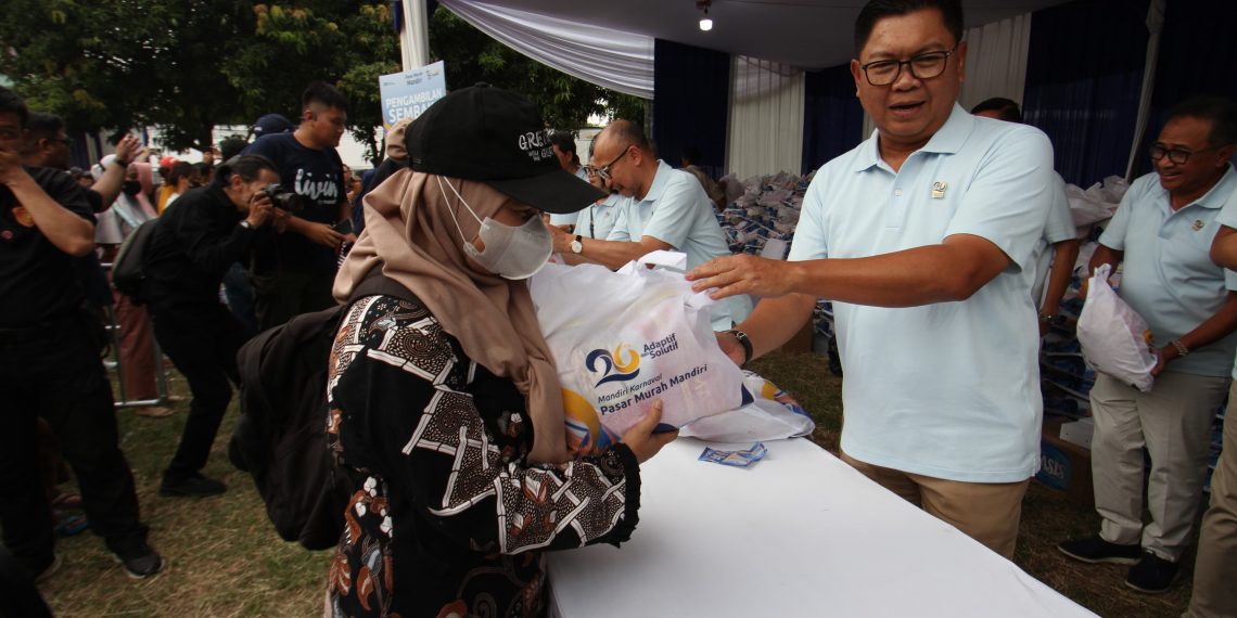 Rayakan HUT Ke-26, Bank Mandiri Gelar Pasar Murah di 260 Titik di Seluruh Indonesia