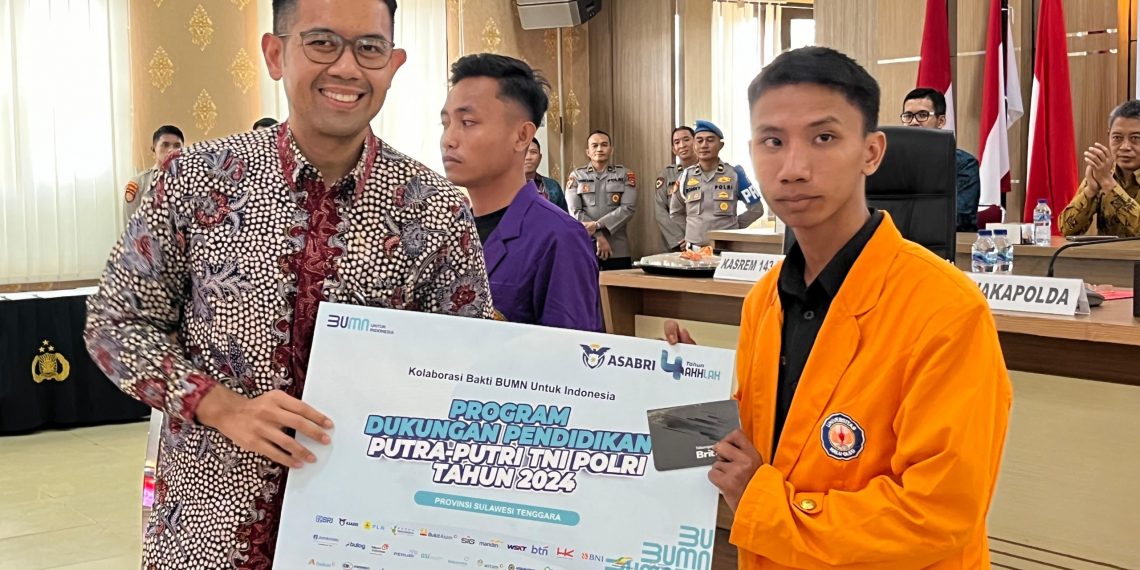 Asabri Dukung Kesejahteraan Pendidikan Anak Peserta Asabri Di Sulawesi Tenggara 