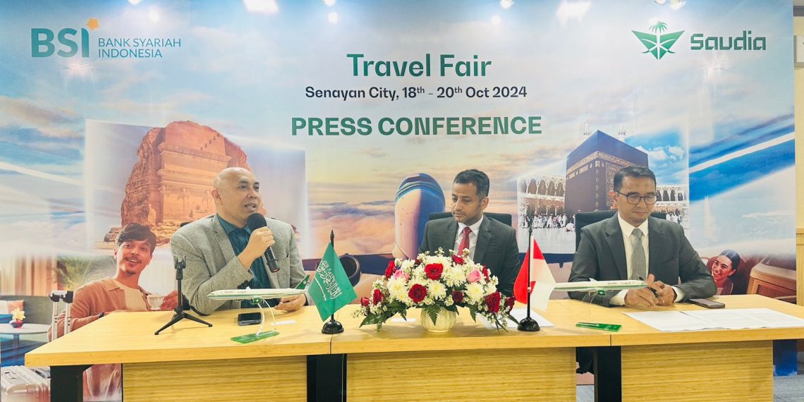 Perkuat Ekosistem Haji & Umrah, BSI Jadi Official Bank Partner Saudia Travel Fair 2024
