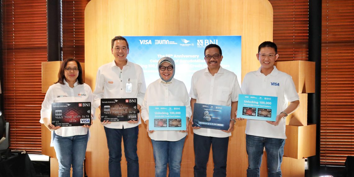 BNI dan Garuda Indonesia Tawarkan Bonus hingga 25.000 GarudaMiles untuk Pemegang Kartu Kredit Garuda BNI