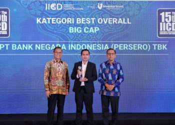 Konsisten Meningkatkan Kualitas Implementasi GCG, BNI Kembali Raih Predikat ‘The Best Overall in Corporate Governance’