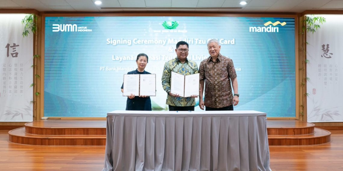 Bank Mandiri dan Tzu Chi Luncurkan Kartu Kredit Berbasis Donasi dan Layanan Filantropi Digital di Livin