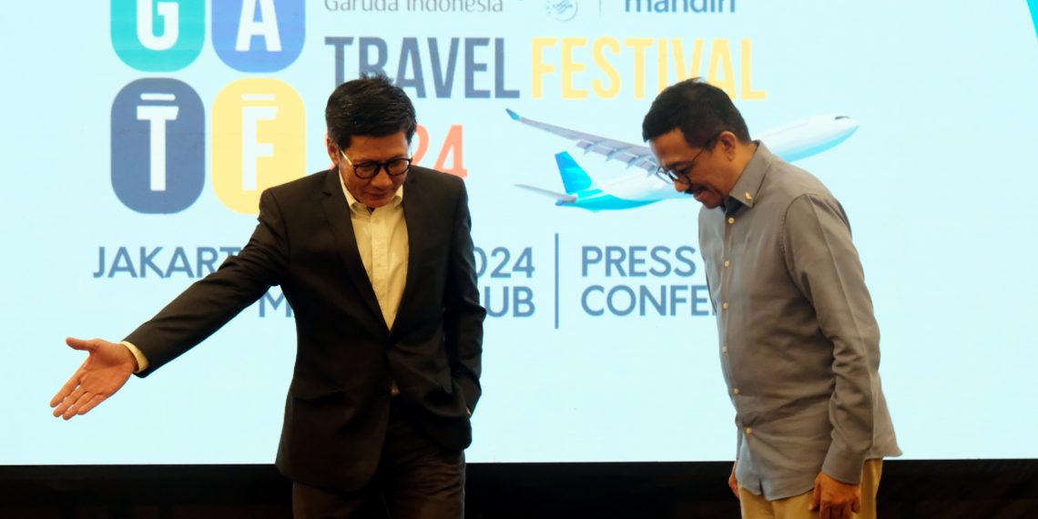 Pacu Bisnis, Bank Mandiri Bidik Transaksi Garuda Indonesia Travel Festival (GATF) 2024