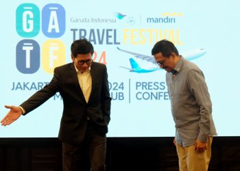 Pacu Bisnis, Bank Mandiri Bidik Transaksi Garuda Indonesia Travel Festival (GATF) 2024