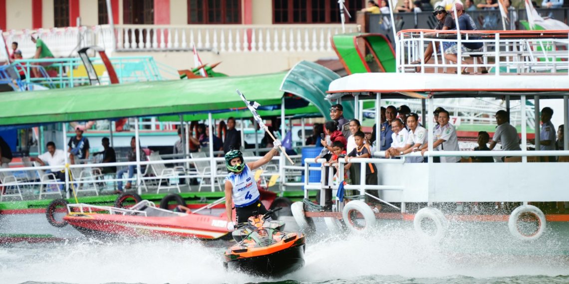 Aquabike Jetski World Championship 2024 Perdana di Laksanakan di Parapat – Kabupaten Simalungun, Penonton Antusias Saksikan Aksi Para Pembalap