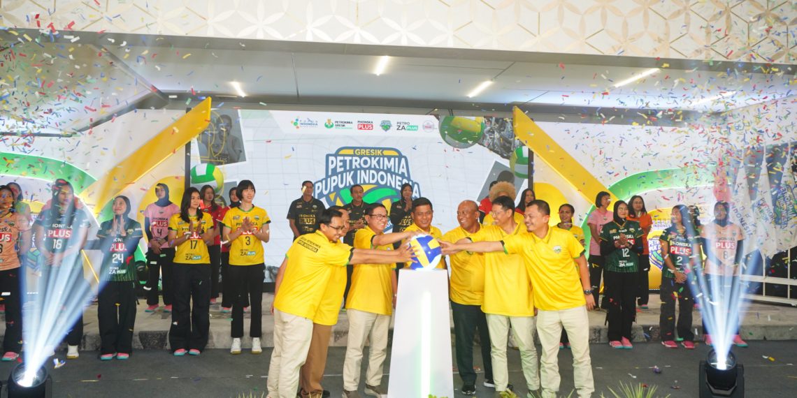 Target Juara, Petrokimia Gresik Bersama Pupuk Indonesia Meluncurkan tim Voli Putri Proliga 2025