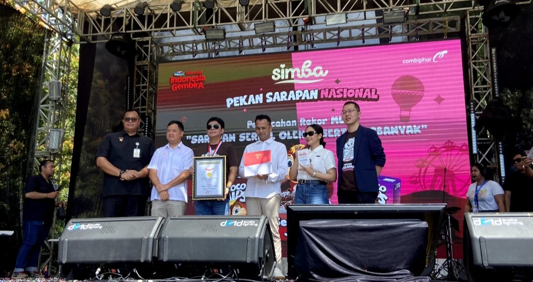 Pekan Sarapan Nasional 2025: SIMBA Pecahkan Rekor MURI Sarapan Sereal Peserta Terbanyak di Indonesia