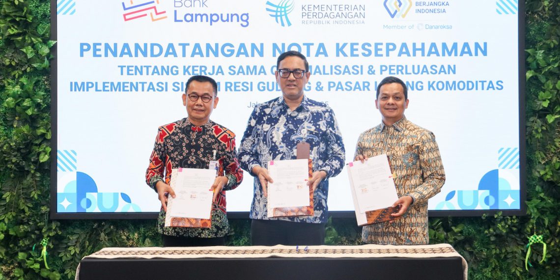Kerjasama Pengembangan Ekosistem Resi Gudang Lampung