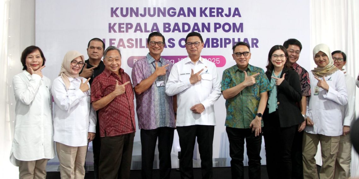 Badan POM RI Kunjungi Fasilitas Produksi Combiphar di Padalarang:Wujud Sinergi Demi Kemajuan Industri Kesehatan Nasional