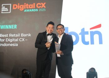 BTN Raih Penghargaan Best Retail Bank for Digital CX – Indonesia 2025