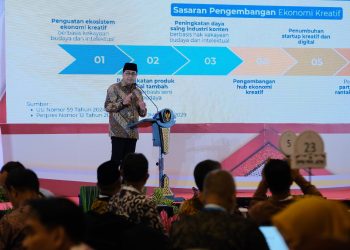 Menteri Ekraf Beri Arahan di Musrenbang Jatim, Minta Fokus Kembangkan Ekonomi Kreatif