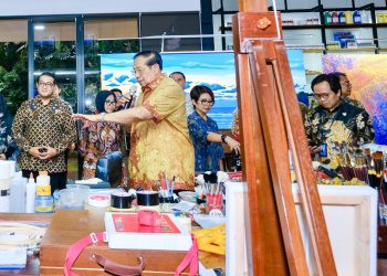 Sambut Kemenekraf di Cikeas Art Gallery , SBY Jelaskan Karya Lukisan, Musik, Puisi Hingga Novel
