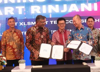 XLSMART dan HUAWEI Jalin Kerjasama