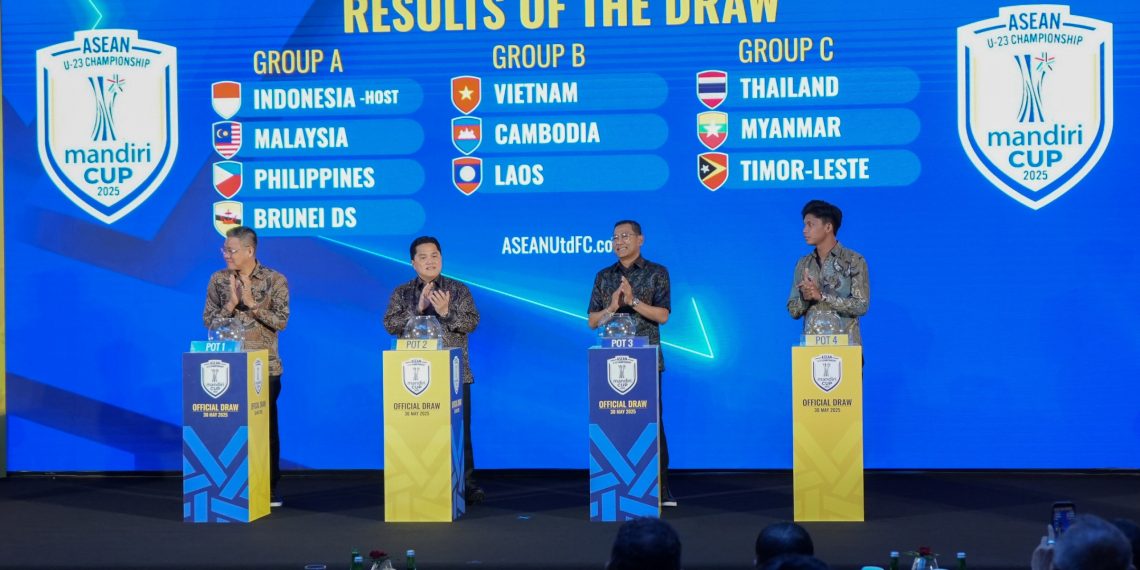 Drawing ASEAN U-23 Championship Mandiri Cup 2025