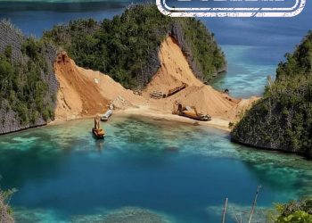 Foto- foto Terkini Pantai, Terumbu Karang dan Desa Gag di Pulau Gag Raja Ampat Yang Terdampak Operasional Tambang Nikel