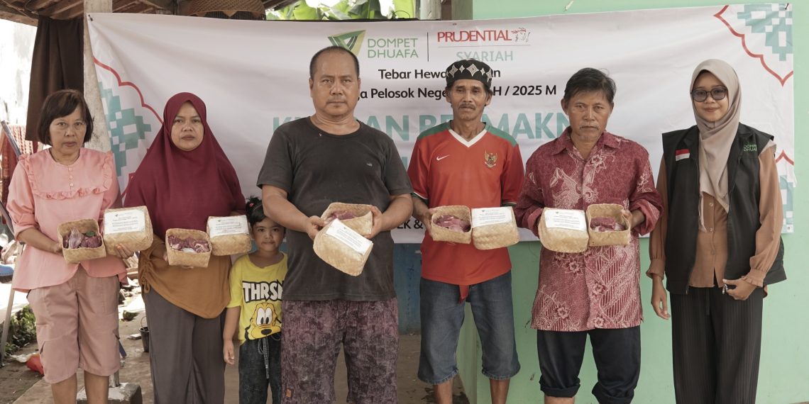 Rayakan Idul Adha, Prudential Syariah Menyalurkan Daging Kurban ke 1.500 Penerima Manfaat di Wilayah 3T