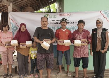 Rayakan Idul Adha, Prudential Syariah Menyalurkan Daging Kurban ke 1.500 Penerima Manfaat di Wilayah 3T