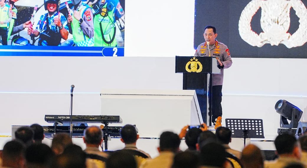 Buka Rakernis Fungsi Lantas, Kapolri Minta Optimalisasi Pelayanan Masyarakat