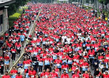 BTN Jakim 2025 Sukses Digelar, Lautan Manusia Penuhi Jalan Sudirman Thamrin