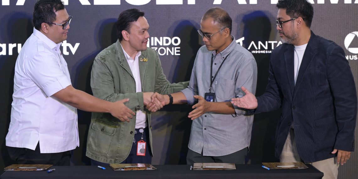 Bangun Ekosistem Informasi Sehat, Empat Media Sepakati Kerja Sama