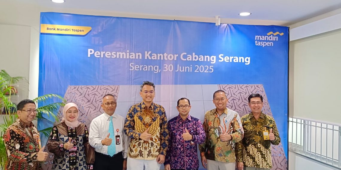 Bank Mandiri Taspen Resmikan Kantor Cabang Baru di Serang, Perkuat Layanan untuk Pensiunan dan Aparatur Negara