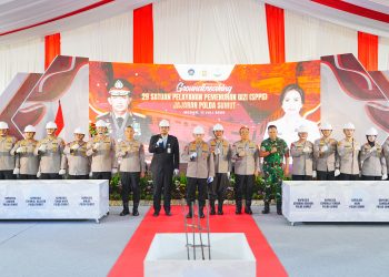 Hadiri Groundbreaking 29 SPPG Polda Sumut dan Jajaran, Kapolri Komitmen Dukung Program MBG