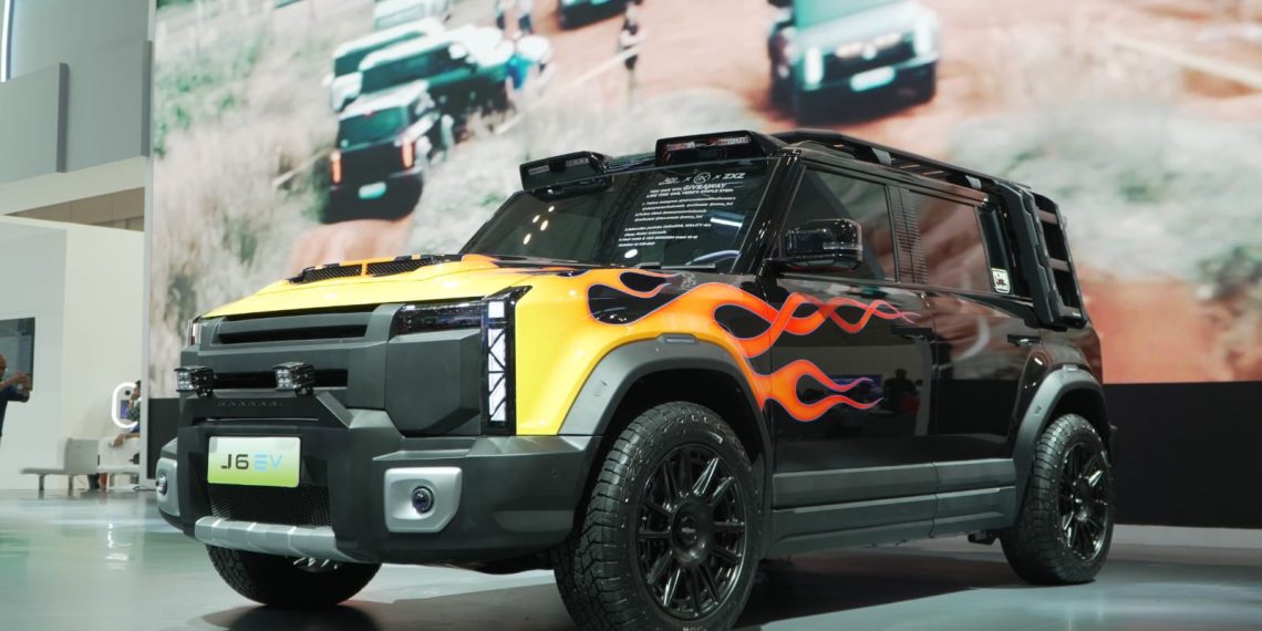 Chery J6: Kanvas Kreasi SUV Listrik nan Stylish, Siap Jadi Hadiah Spektakuler di IMX 2025!