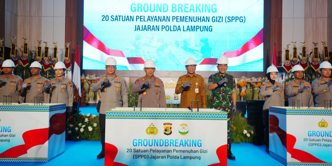 Komitmen Dukung Program MBG, Kapolri Resmikan 20 SPPG Jajaran Polda Lampung