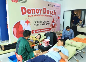 HUT ke-80 RI, Jamkrindo Wujudkan Semangat Gotong Royong Lewat Donor Darah