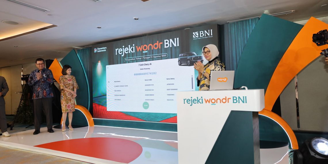BNI Umumkan Pemenang Tahap Pertama Undian Rejeki wondr