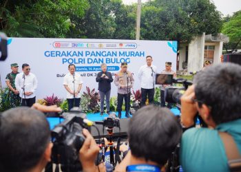 Kapolri Hadiri Kick Off GPM Serentak se-Indonesia, 2.424 Ton Beras SPHP Disalurkan ke Masyarakat Hari Ini