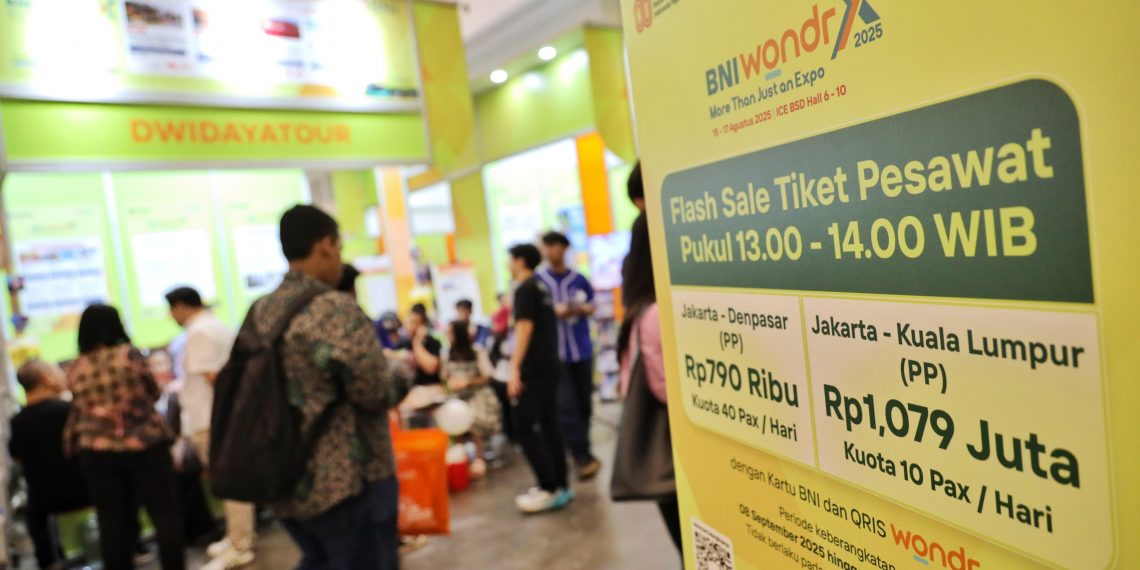 Tiket Pesawat Murah dan Promo Belanja Jadi Incaran Pengunjung BNI wondrX 2025