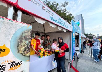 Puluhan Tenant UMKM Binaan BSI Meriahkan Pesta Rakyat HUT-80 RI