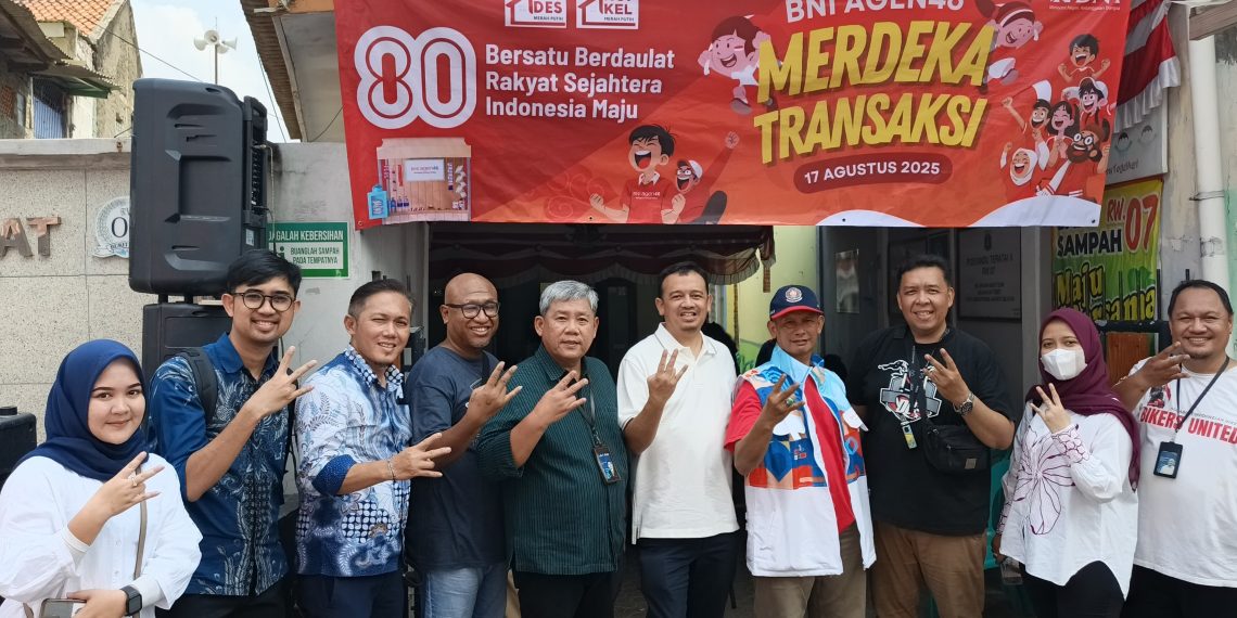 BNI Agen46 Merdeka Bertransaksi kembali hadir bersama KKMP Bukit Duri, Meriahkan HUT RI ke-80