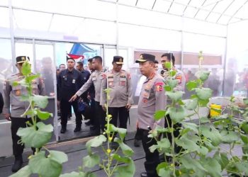 Hadiri Groundbreaking di Sidoarjo, Kapolri Sebut Polri Sudah Miliki 458 SPPG